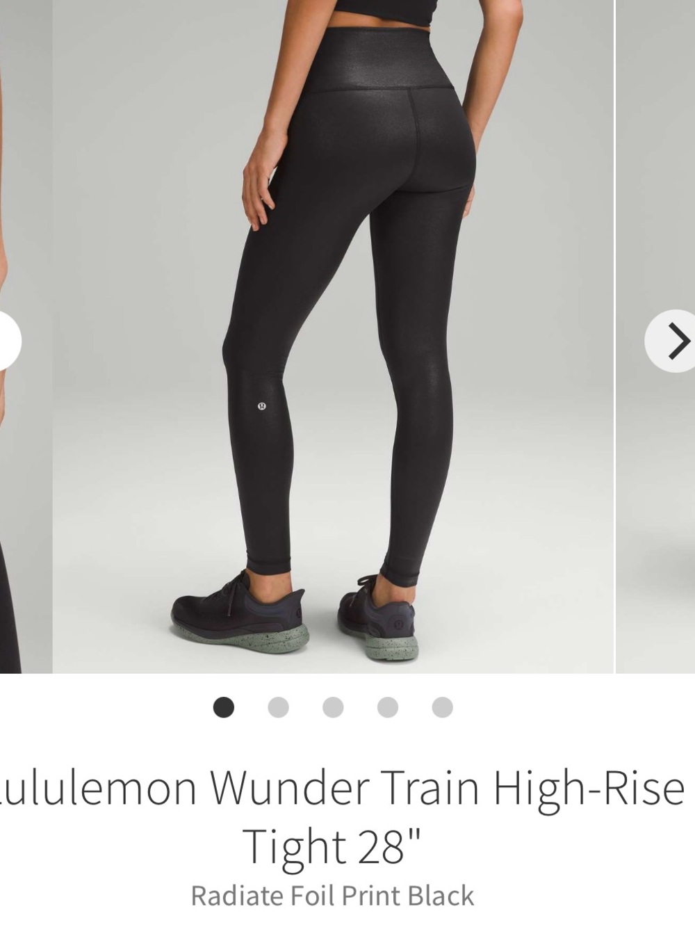 lululemon athletica Wunder Train High-Rise Tights in Black